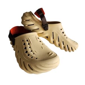 Crocs Echo Clog Men's 10 Womens 12  Sesame Tan